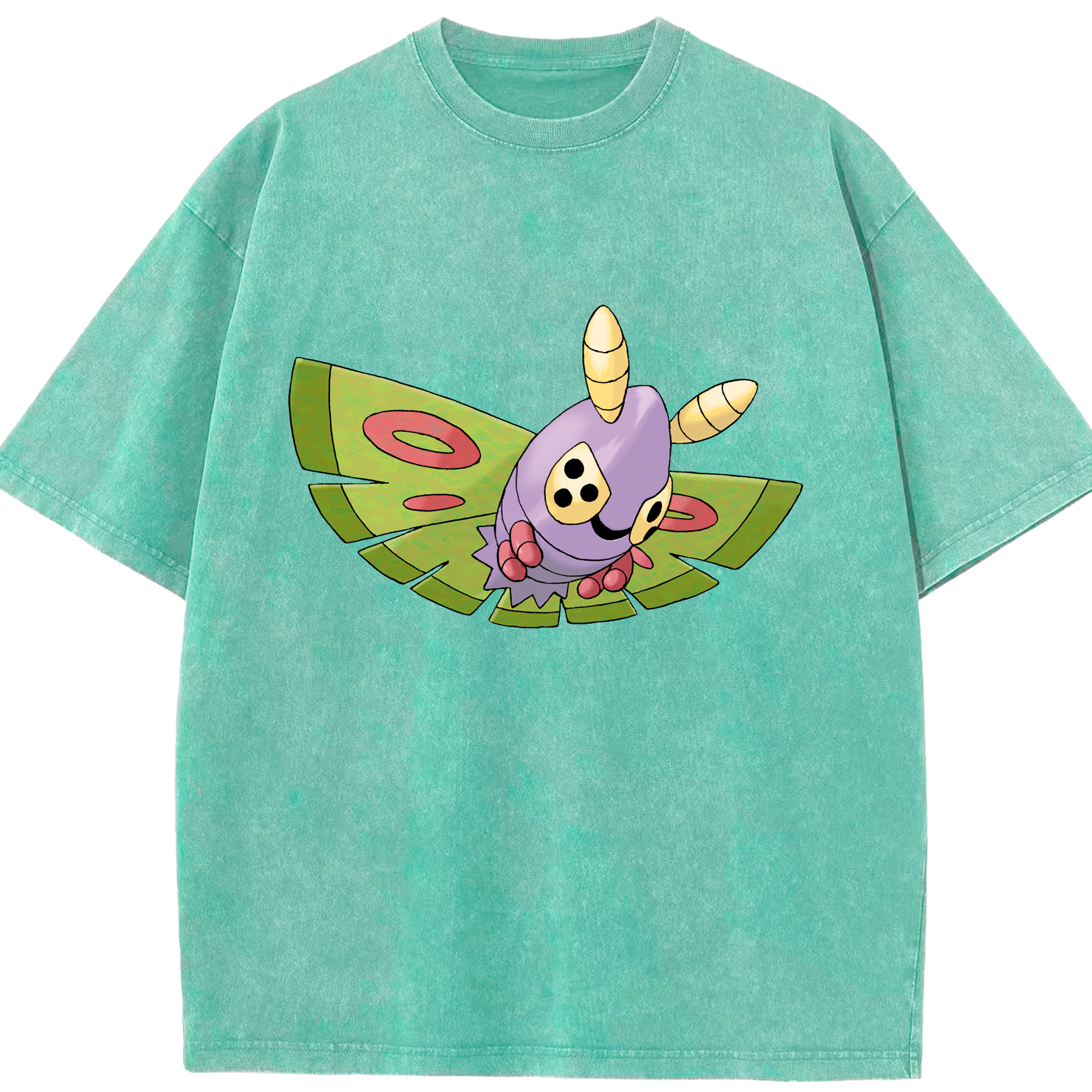 （画像用） ポケットモンスター Pokémon 綿100% ヴィンテージ風 半袖Tシャツ（フロントプリント）